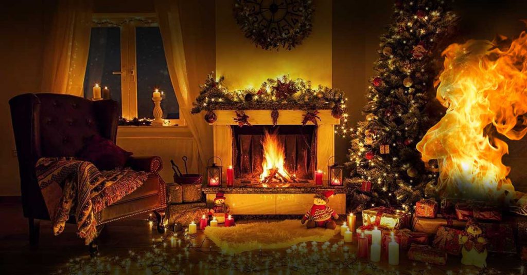openhaard koolmonoxide brandgevaar kerstboom