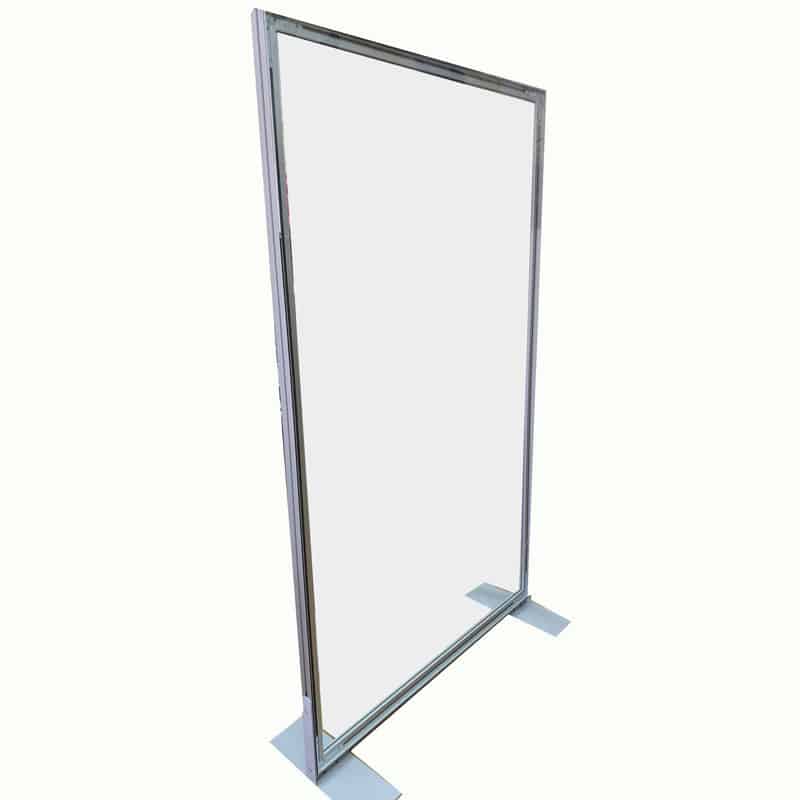 vrijstaand corona scherm 120cm x 200cm