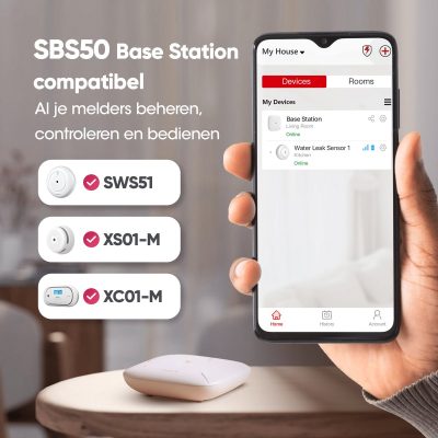 netwerk functie met andere xsense producten